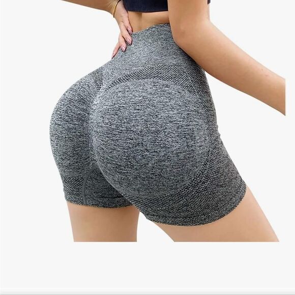 Amazon Butt Scrunch Shorts High Waistband and Moisture-Wicking Fabric Bundle - Picture 9 of 16